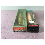 2 - Large Magnum Rapala Fishing Lures in Boxes