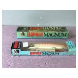 2 - Large Magnum Rapala Fishing Lures in Boxes