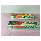 2 - Large Magnum Rapala Fishing Lures in Boxes