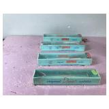 Lot of 4 Large Rapala Fishing Lures in Boxes