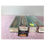 Lot of 4 Large Rapala Fishing Lures in Boxes