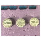 Lot of Vintage Tin split Shot & Hook Containers