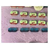 Lot of Vintage Tin split Shot & Hook Containers