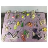 Large Lot of Bass Spinner Fishing Lures
