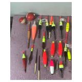 Lot of Fishing Bobbers