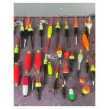 Lot of Fishing Bobbers