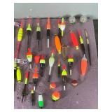 Lot of Fishing Bobbers