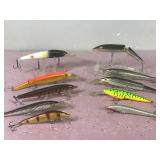 Lot of 10 Fishing Lures
