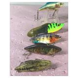 Lot of 10 Rat-L-Trap Fishing Lures