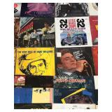 Lot of Vinyl Music Records - Johnny Cash - Diana Ross - The Beach Boys - The Statler Brothers - C.W. McCall - Elton John and More