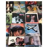 Lot of Music Vinyl Records - Elvis Presley - Elton John - Woodstock - Blood Sweat & Tears - Bachman Turner Overdrive - Dean Martin - Blondie & More