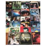 Lot of Music Vinyl Records - Elvis Presley - Elton John - Woodstock - Blood Sweat & Tears - Bachman Turner Overdrive - Dean Martin - Blondie & More