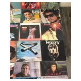 Lot of Music Vinyl Records - Elvis Presley - Elton John - Woodstock - Blood Sweat & Tears - Bachman Turner Overdrive - Dean Martin - Blondie & More
