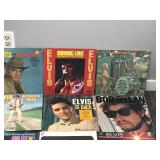Lot of Music Vinyl Records - Elvis Presley - Elton John - Woodstock - Blood Sweat & Tears - Bachman Turner Overdrive - Dean Martin - Blondie & More
