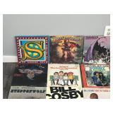 Lot of Music Vinyl Records - Steppen Wolf - Molly Hatchet - Nazareth - Grease - Bill Cosby - Styx - ZZ Top - The Steve Miller Band - Bad Co. - Sonny & Cher & More