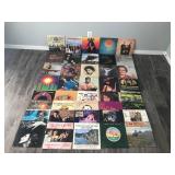 Lot of Vinyl Music Records - Beach Boys - Aerosmith - The Police - Santana - The Beatles - Chicago - The Supremes - Doobie Brothers - Neil Diamond - The Marshall Tucker Band - The Young Rascals & More