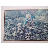 Framed and signed art print by Carlyn Blish