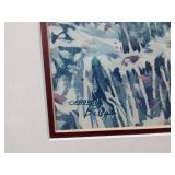 Framed and signed art print by Carlyn Blish