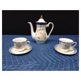 Collectible Limoges China tea set for two - made in France