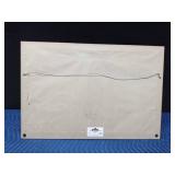 Finished framed cross stitch piece titled "Elderberry Medley" designed by Paula Vaughan-finished by Pat Richter