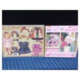 Magnetic and Cardboard dress-up dolls
