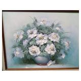 Vintage oil painting by P. Keeling