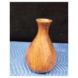 Large wood vase