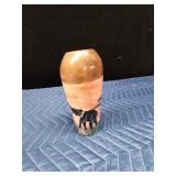 Heavy (feels like stone) vase made in Kenya with elephant design