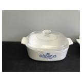 Lot of 5 Vintage Corning Ware Casserole Dishes