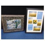 Collage frame and Bird print