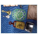 Box of collectibles, make-up, and more