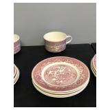 Vintage Dishware Set - Willow Ware by Royal China