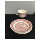 Vintage Dishware Set - Willow Ware by Royal China