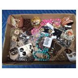 Flat of jewelry including Napier, BSK and more