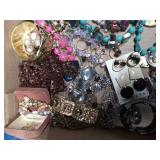 Flat of jewelry including Napier, BSK and more