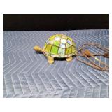 Stained glass turtle light
