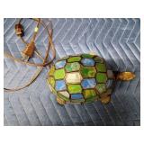Stained glass turtle light