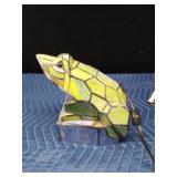 Stained glass frog light