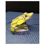 Stained glass frog light