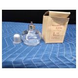 4oz alcohol lamp with metal cap