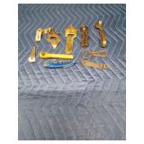 Vintage Advertised bottle openers and others including Grainbelt, Coca-Cola, Pepsi, M. A. Hanna CO., West Coast Choppers, Community Liquor Store, Widseth Smith Nolting