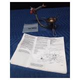 MSR Firefly stove with manuel