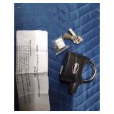 US Patrol heavy duty siren padlock alarm with 3 keys, batteries and instructions