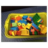Lego tote of preschool Legos