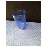 Stephanie Miron Cobalt Blue Bubble glass pedestal bowl vase