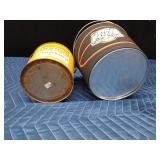 Hormel Pure Lard tin and a Coca-Cola ice bucket