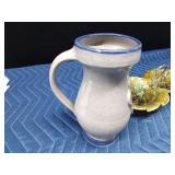 1991 Renaisance mug, relish dish, and a chicken planter