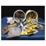 2 buckets of hardware