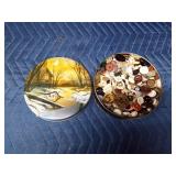 Tin of vintage buttons