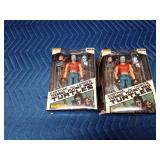 2 teenage Mutant Ninja Turtle figures